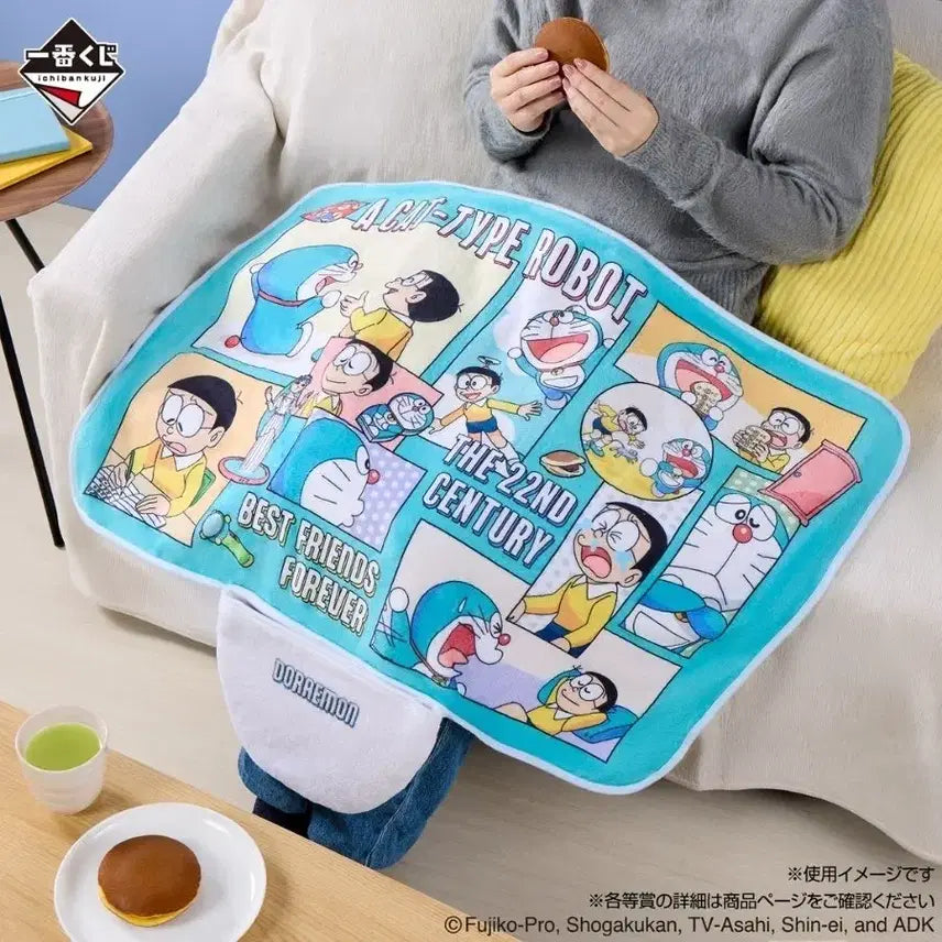 [BUNJANG] 제일복권 이치방쿠지 도라에몽 B상 아트 블랭킷 담요 / 제일복권 이치방쿠지 도라에몽 B상 아트 블랭킷 담요