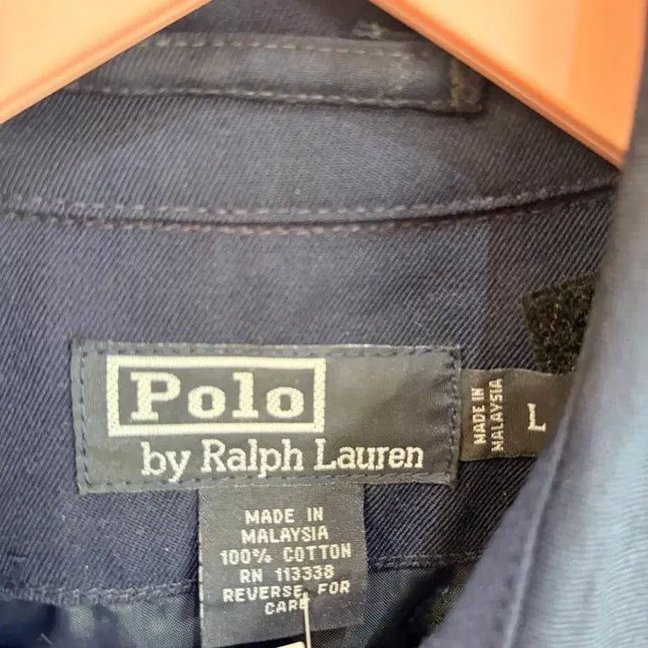 [BUNJANG] Polo Ralph Lauren Navy Blouson Jacket / 폴로 랄프로렌 네이비 블루종 자켓