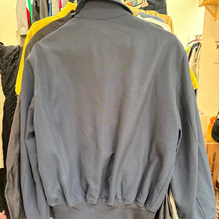 [BUNJANG] Polo Ralph Lauren Navy Blouson Jacket / 폴로 랄프로렌 네이비 블루종 자켓