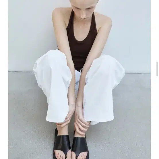 [BUNJANG] Epure POTT Flat Slides Slippers (Used) / 에퓨레 POTT Flat Slides 슬리퍼 240 (1회착용)