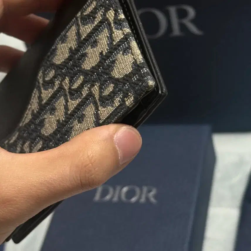 [BUNJANG] Dior Oblique Saddle Organizer Wallet / 디올 오블리크 새들 오거나이저 지갑