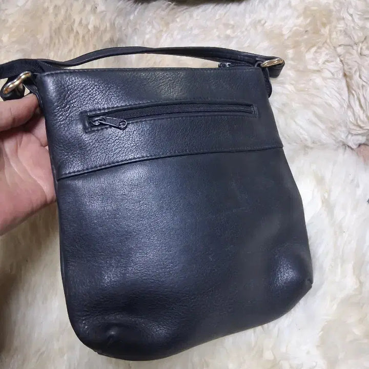 [BUNJANG] Black Lambskin Shoulder/Tote Bag / 블랙 양가죽 숄더백/토트백 개당