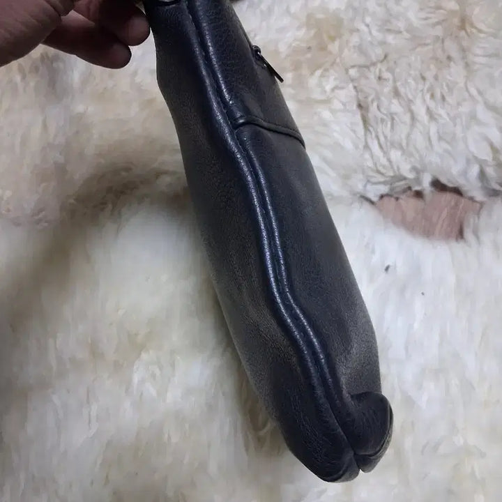 [BUNJANG] Black Lambskin Shoulder/Tote Bag / 블랙 양가죽 숄더백/토트백 개당