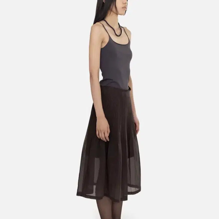 [BUNJANG] AMOMENTO Pleated Midi Skirt / 아모멘토 플리츠 미디스커트(0)
