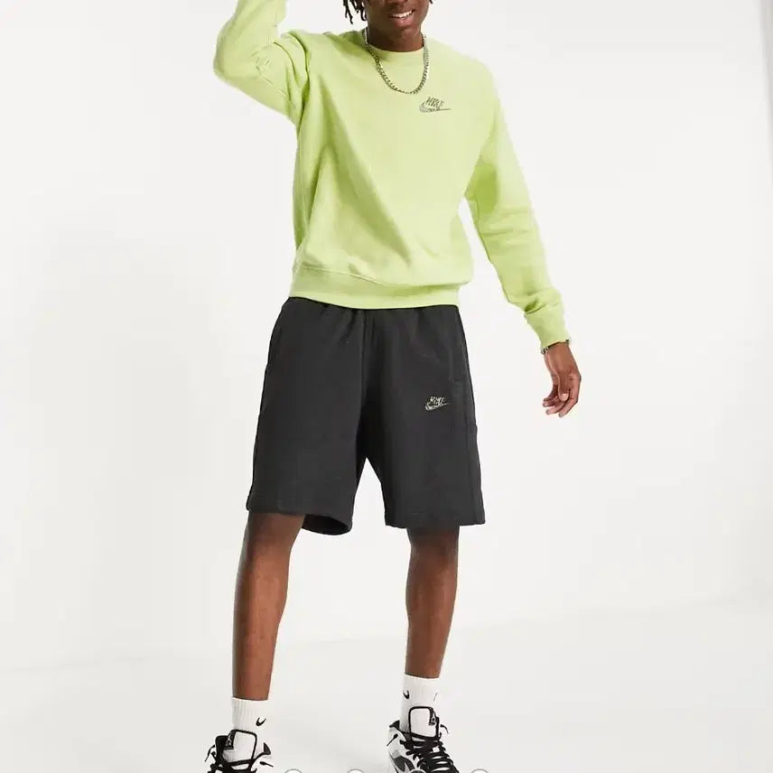 [BUNJANG] Nike Light Lemon Sweatshirt / 나이키 라이트 레몬 맨투맨