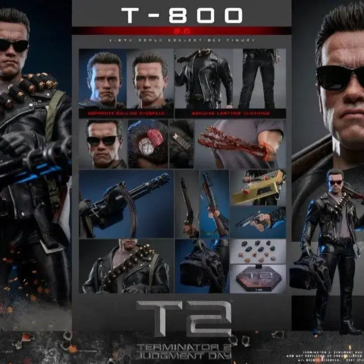 [BUNJANG] Hot Toys MMS795 Terminator 2 T-800 (2.0) 1/6 Scale Figure / 핫토이 MMS795 터미네이터2 T-800(2.0) 1/6 팜