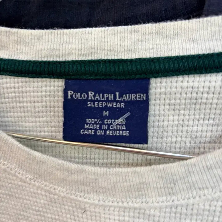 [BUNJANG] Polo Ralph Lauren Waffle Long Sleeve T-Shirt / 폴로 랄프로렌 와플 긴팔 티셔츠