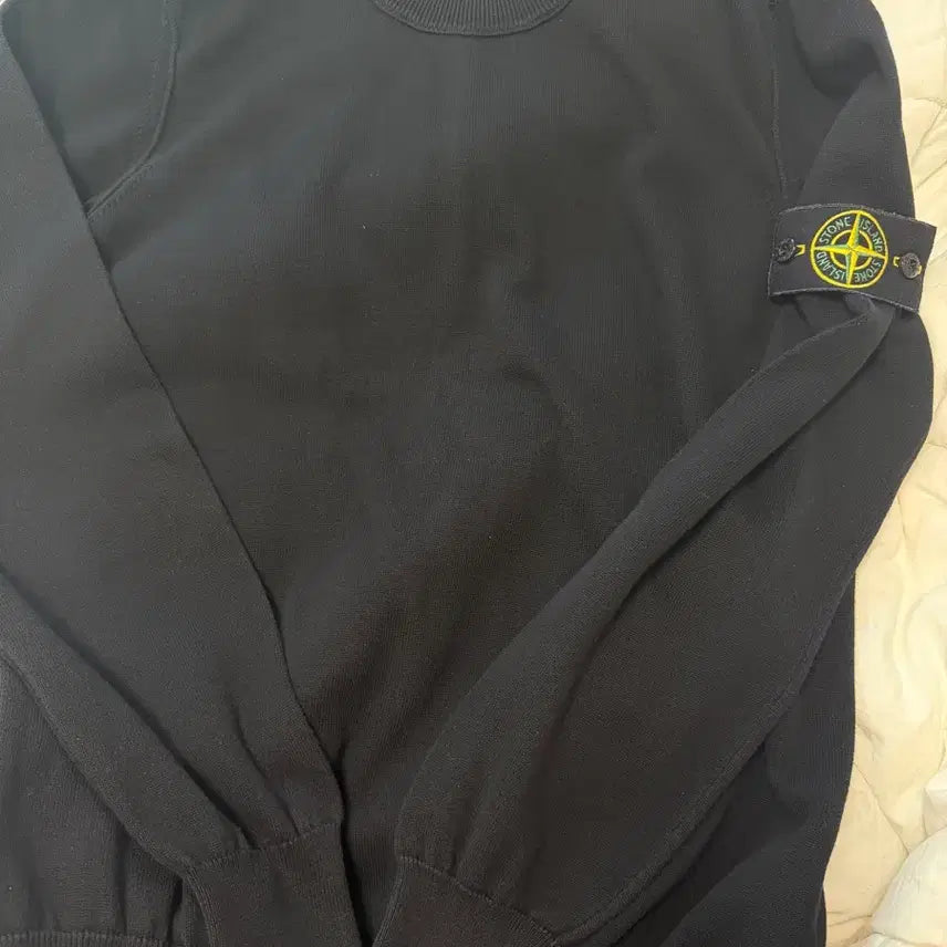 [BUNJANG] Stone Island Wool Knit Black M / [24ss/백화점판]새상품급 스톤아일랜드 울니트 블랙 M