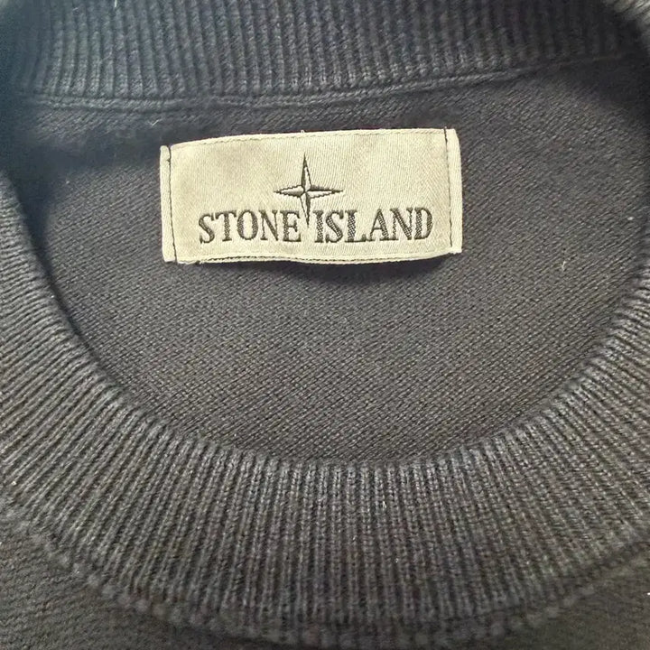 [BUNJANG] Stone Island Wool Knit Black M / [24ss/백화점판]새상품급 스톤아일랜드 울니트 블랙 M