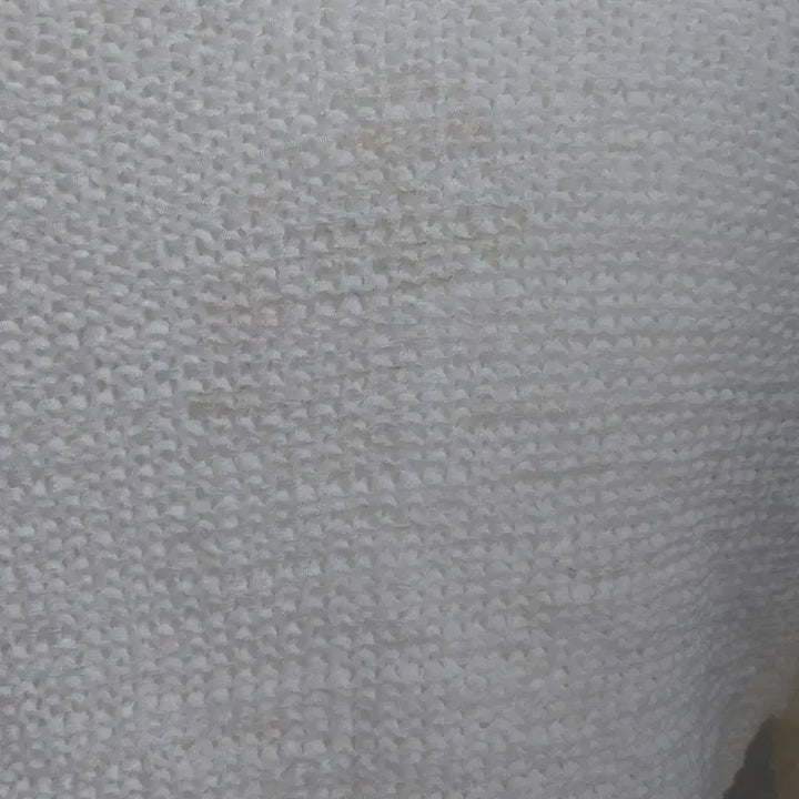 [BUNJANG] Japanese Vintage Ivory Punch Lace Knit Long Sleeve / [일본빈티지] 아이보리 펀칭 레이스 니트 긴팔