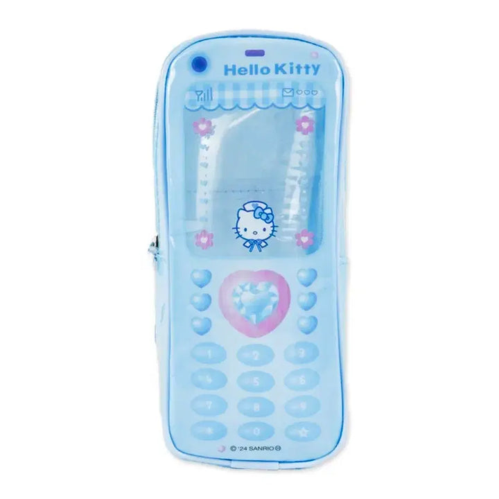 [BUNJANG] Sanrio Hello Kitty 50th Anniversary 90s Phone PVC Pouch / 산리오 헬로키티 50주년 90s 휴대폰 모양 PVC 파우치 블루 너스