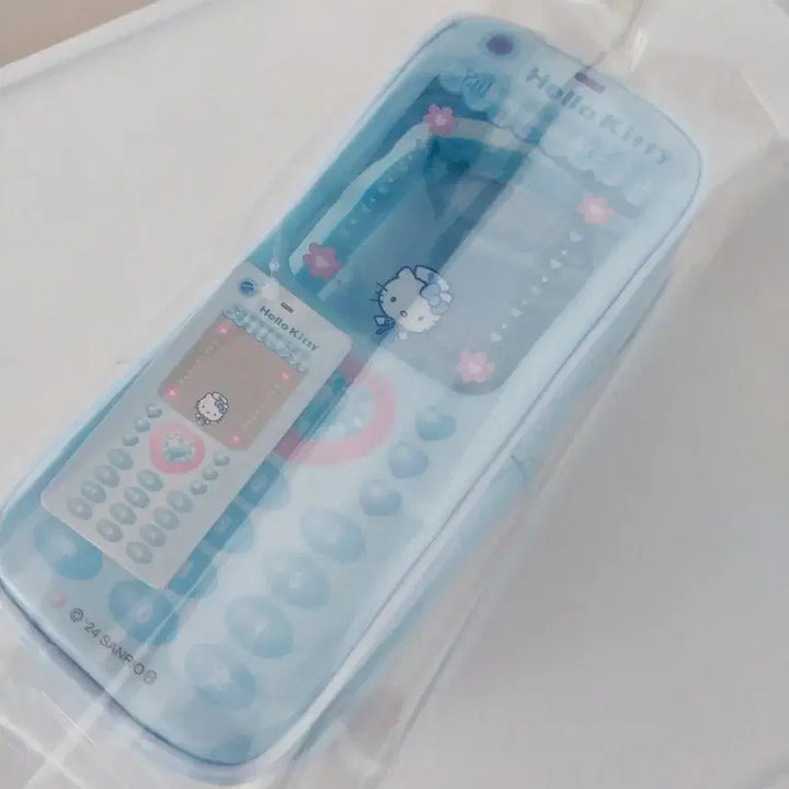 [BUNJANG] Sanrio Hello Kitty 50th Anniversary 90s Phone PVC Pouch / 산리오 헬로키티 50주년 90s 휴대폰 모양 PVC 파우치 블루 너스