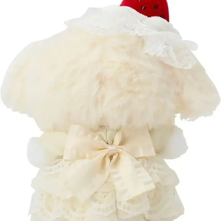[BUNJANG] Sanrio My Melody Shortcake Strawberry Sponge Keychain Doll Mascot / 산리오 정품 마이멜로디 쇼트케이크 딸기 스펀지 키링 인형 마스코트