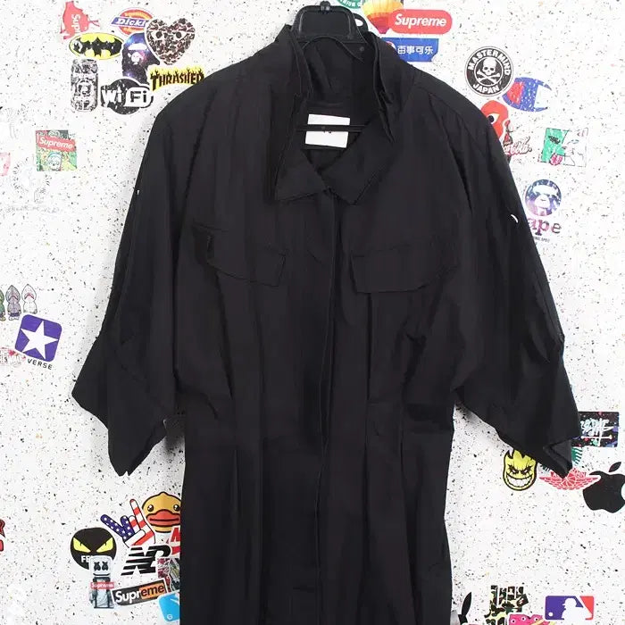 [BUNJANG] I-D Nylon Shirt Dress (Size 66) / 여성66/ i-d 나일론 셔츠원피스