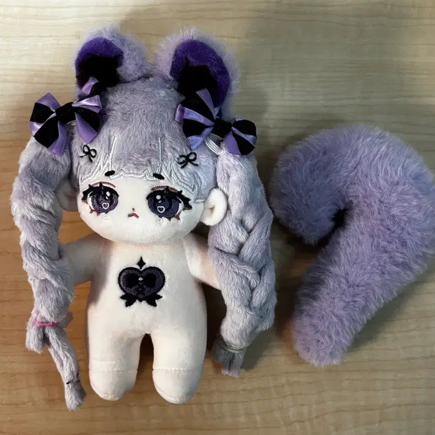 [BUNJANG] 20cm Goth Lolita Un-named Cotton Doll / 20cm 무속성 솜인형 고스로리 20솜깅