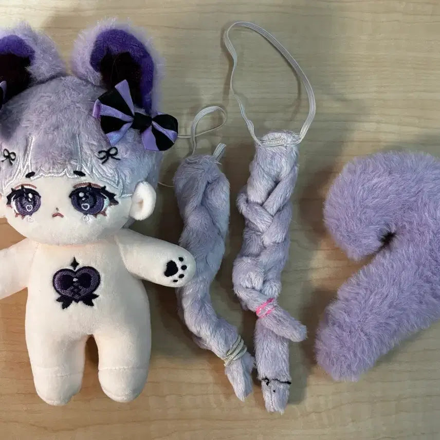 [BUNJANG] 20cm Goth Lolita Un-named Cotton Doll / 20cm 무속성 솜인형 고스로리 20솜깅