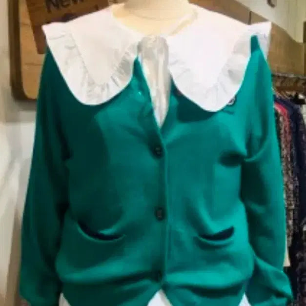 [BUNJANG] Thursday Island Emerald Cardigan / 써스데이아일랜드 가디건 S사이즈