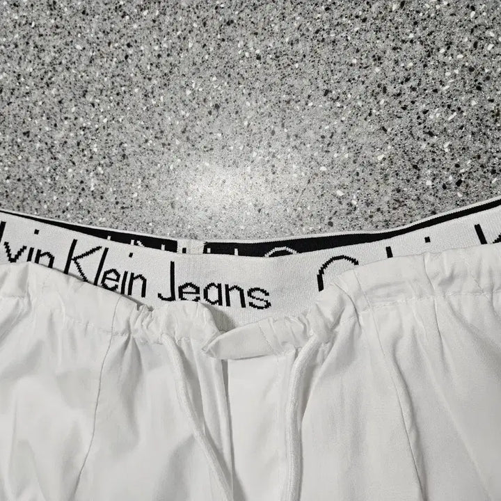 [BUNJANG] Calvin Klein Banded Wide Leg Pants / 캘빈클라인 밴딩 와이드 바지