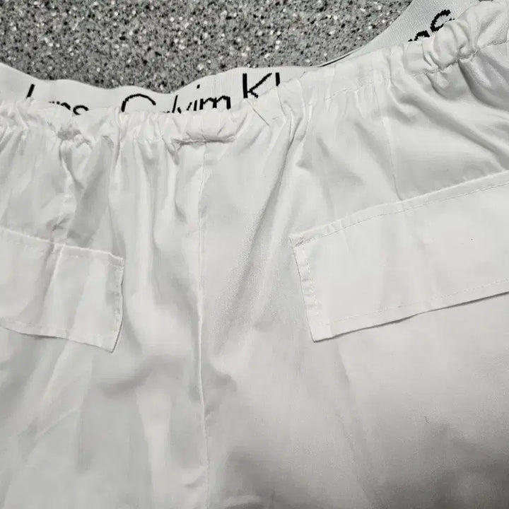 [BUNJANG] Calvin Klein Banded Wide Leg Pants / 캘빈클라인 밴딩 와이드 바지