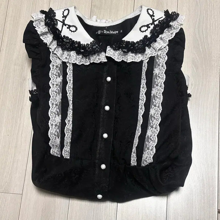 [BUNJANG] Dimmoire Maid Dress (White/Black) / Dimmoire 절메이드2 메이드 드레스 흰검