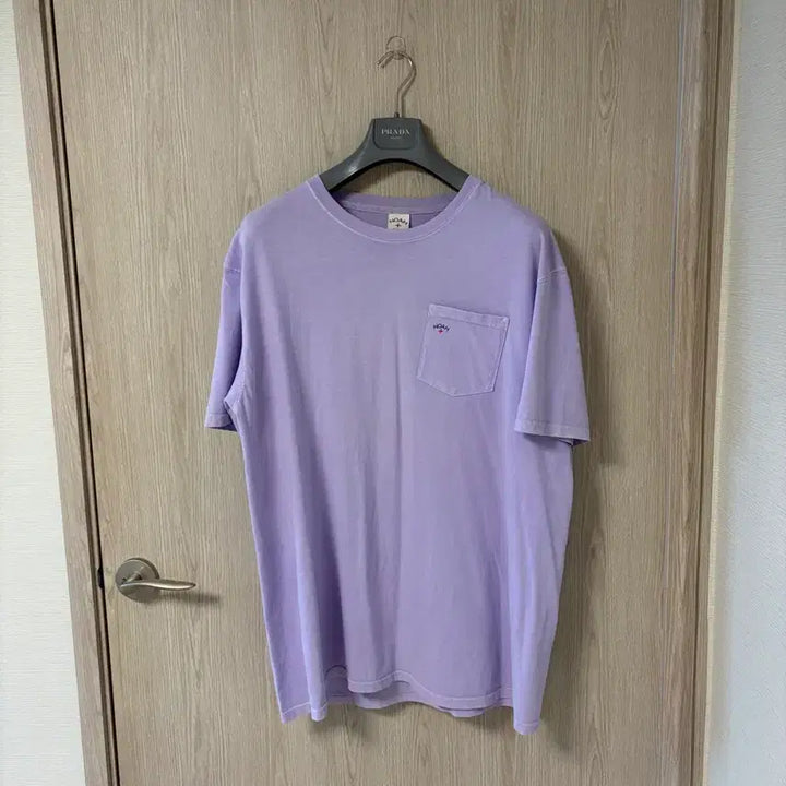 [SOLD OUT] 노아 퍼플 포켓 반팔티셔츠