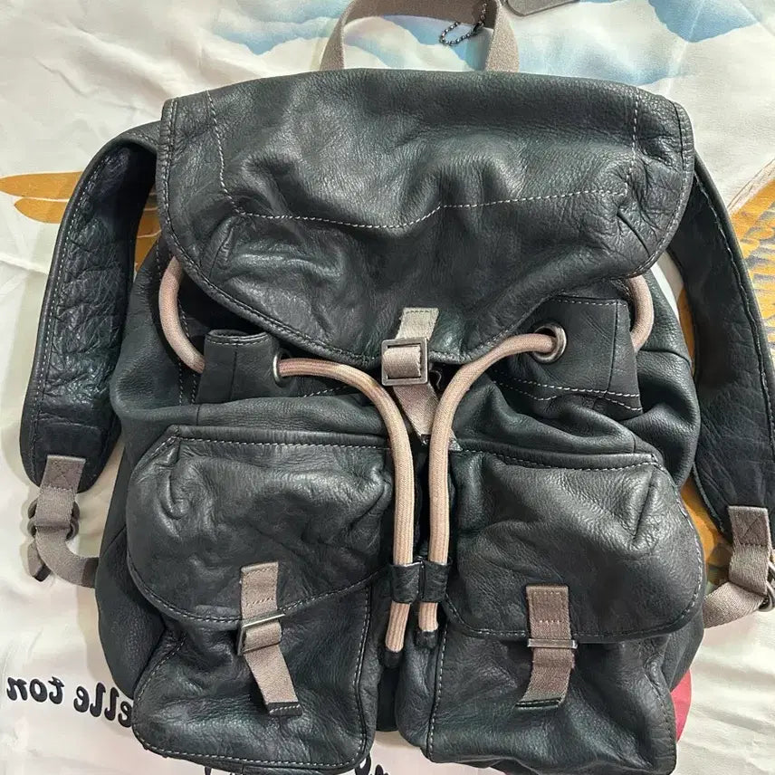 [BUNJANG] UGG Leather Backpack / UGG 어그 백팩