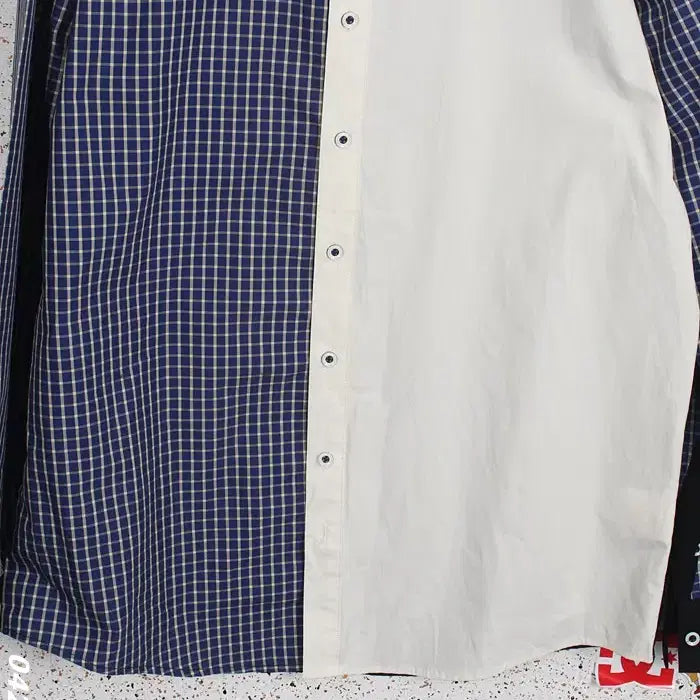 [BUNJANG] Asura Check Color Block Shirt IV / 남성F / 럽유어 체크배색 아수라 셔츠IV 0-72