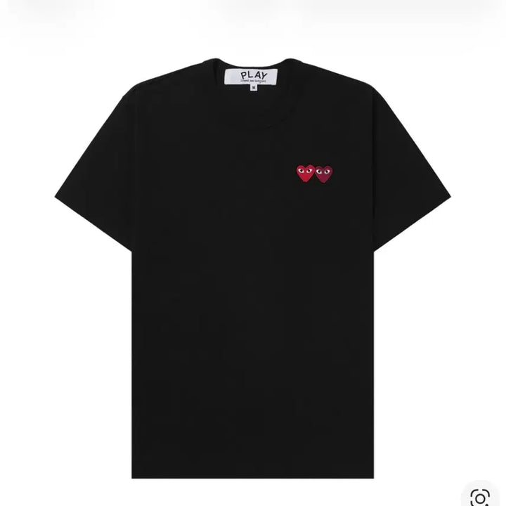 [BUNJANG] Comme des Garcons Play Black Heart Short Sleeve T-shirt / 꼼데가르송 플레이 블랙 하트 반팔티셔츠