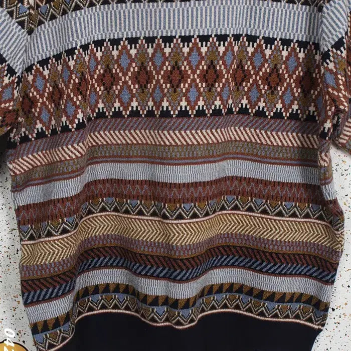 [BUNJANG] Recov Zigzag Pattern Short Sleeve T-Shirt (Women&