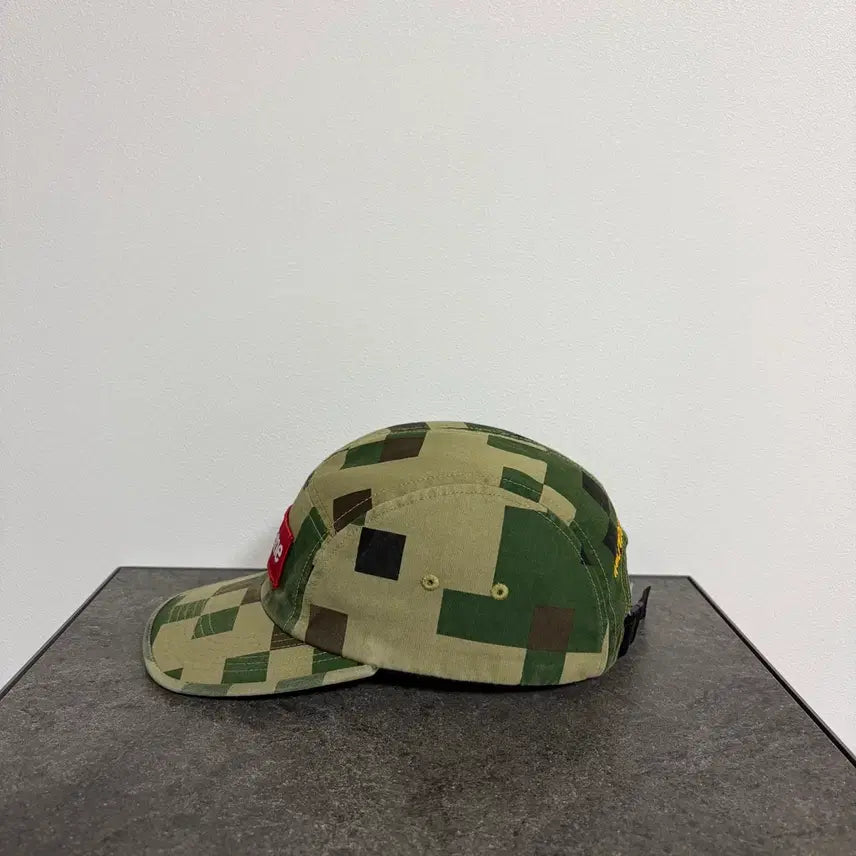 [BUNJANG] Supreme Box Logo Camp Cap Military Camo Khaki / (OS) 슈프림 박스로고 캠프캡 모자 밀리터리 카모 카키