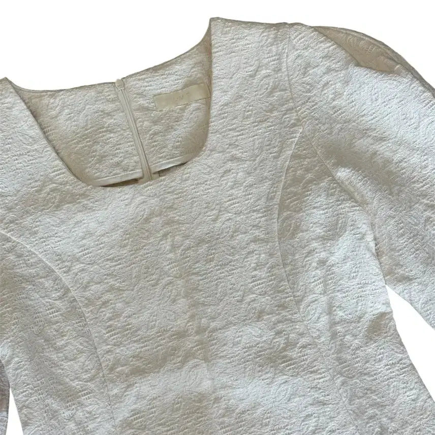 [BUNJANG] LMT Puff Sleeve 7/8 Sleeve Blouse / 보세 / 퍼프 소매 7부 블라우스 FREE