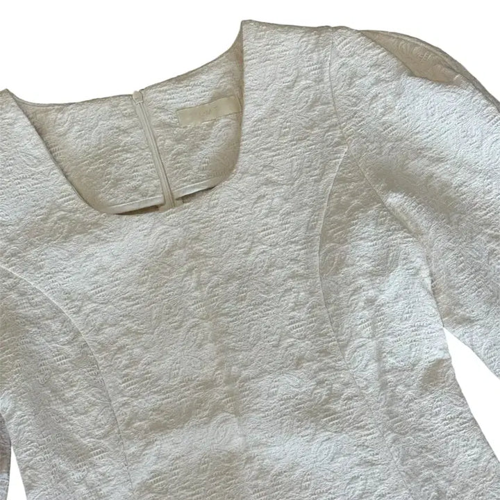 [BUNJANG] LMT Puff Sleeve 7/8 Sleeve Blouse / 보세 / 퍼프 소매 7부 블라우스 FREE