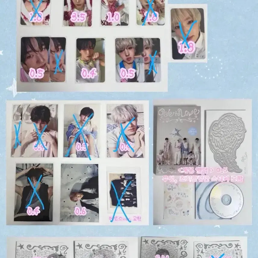 [BUNJANG] NCT WISH Odor to Love Eros Version Album / 오드투러브 개봉앨범 초회한정판 CD 패키지 에로스 버전 판매 양도