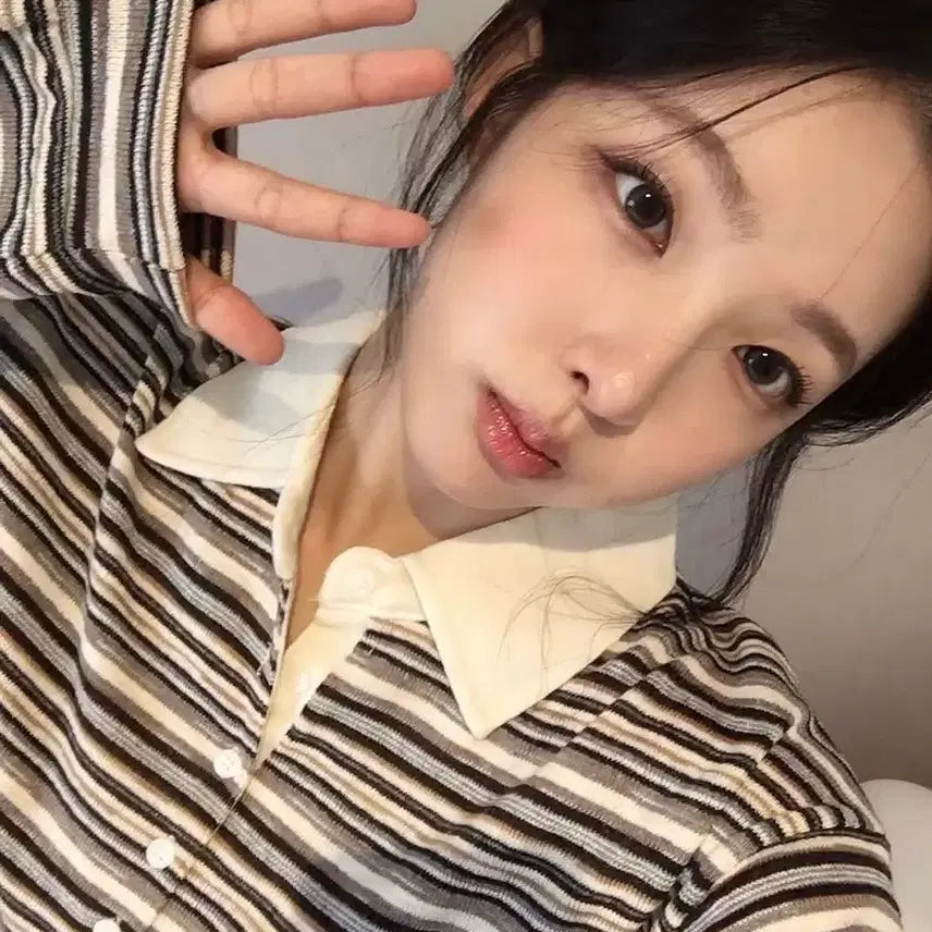 [BUNJANG] Yue Project Pixie Collar Knit Tee / 남서연착용)yue project 유프로젝트 픽시 카라 니트 티