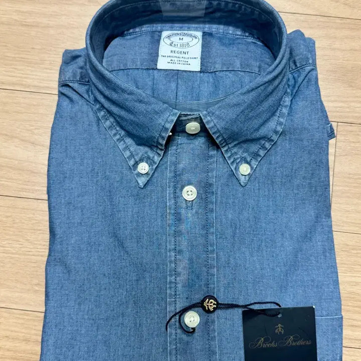 [BUNJANG] Brooks Brothers Chambray Denim Shirt M / 브룩스브라더스 데님 샴브레이 셔츠 M 새상품