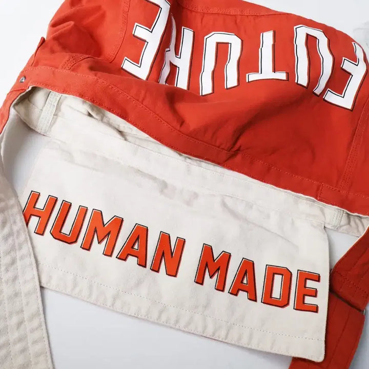 [BUNJANG] Human Made Canvas Shoulder Bag (Red) / 휴먼메이드 숄더백 캔버스 레드 캐쥬얼