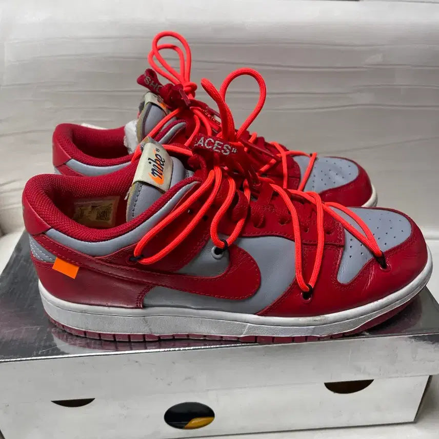 [BUNJANG] Nike Dunk Off-White University Red / 나이키 덩크 오프화이트 유니버스티 레드 260