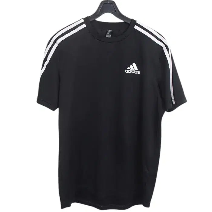 [BUNJANG] Adidas Three-Stripes Performance T-Shirt - Black / 남성M / 아디다스 삼선 기능성 티셔츠BK 0-74