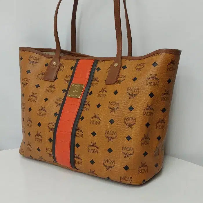 [BUNJANG] 정품 MCM 비세토스 오렌지 포인트 숄더백 / 정품 MCM 비세토스 오렌지 포인트 숄더백