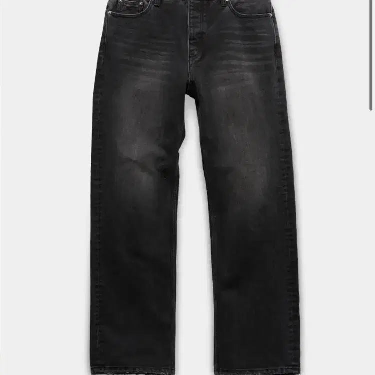[BUNJANG] Coore 25FW Kenton Fly Straight Denim Pants (Washed Black) L Size / 쿠어 25fw 켄톤 플라이 스트레이트 데님 팬츠 (워시드블랙) L사이즈