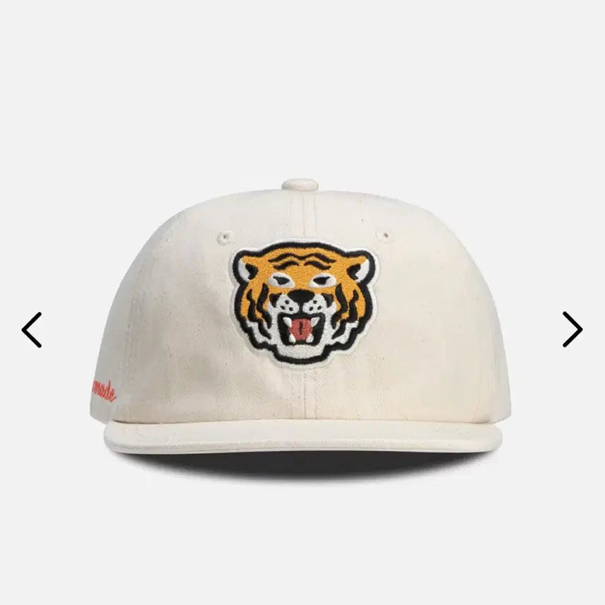 [BUNJANG] Human Made Tiger 6-Panel Camp Cap / 휴먼메이드 6판넬 타이거 화이트 캠프캡