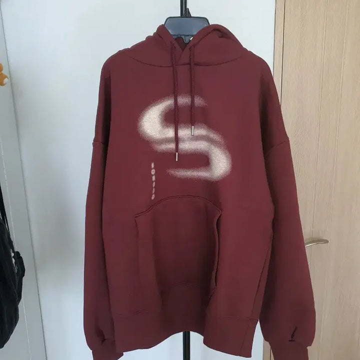 [BUNJANG] Sorano Burgundy Hoodie / 버건디후드티 소라노 실착2회 상태최상