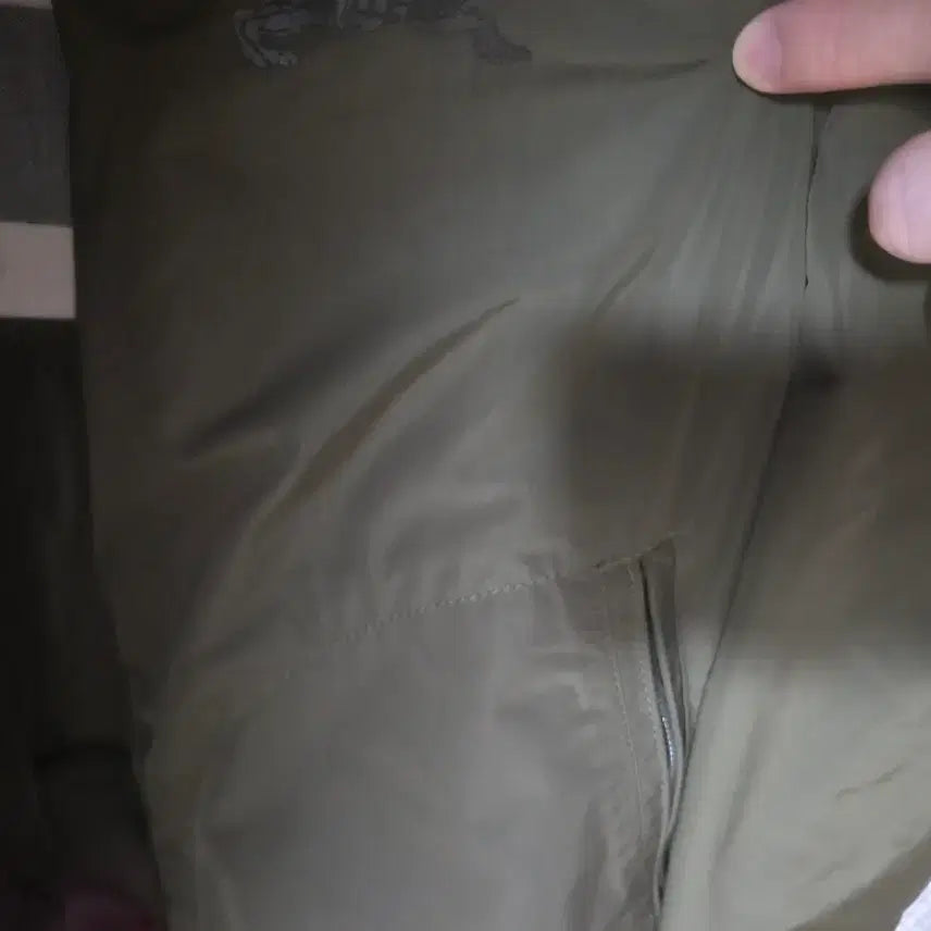 [BUNJANG] Burberry Brit Nylon Harrington Bomber Crop Jacket / 버버리 브릿 나일론 해링턴 보머 블루종 크롭 자켓