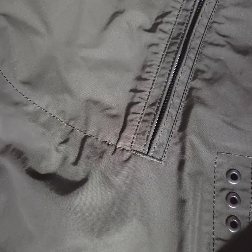 [BUNJANG] Burberry Brit Nylon Harrington Bomber Crop Jacket / 버버리 브릿 나일론 해링턴 보머 블루종 크롭 자켓
