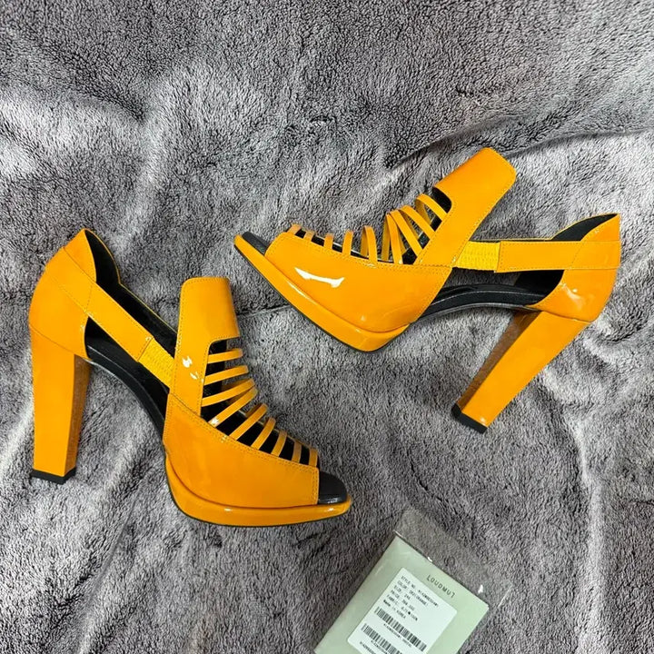 [BUNJANG] LOUDMUT Genuine Leather High Heels 10cm / 소가죽 하이힐 10cm-미사용