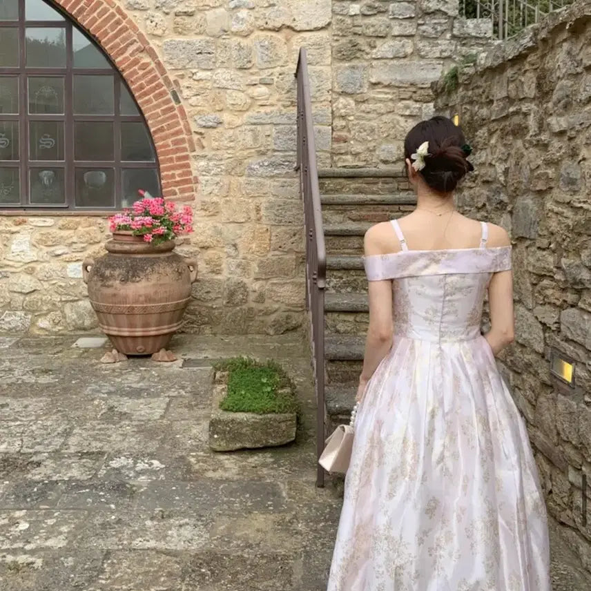 [BUNJANG] Baeksaekji K Dress Jasmine Dress S / 백색지 케이드레스 자스민 드레스 S