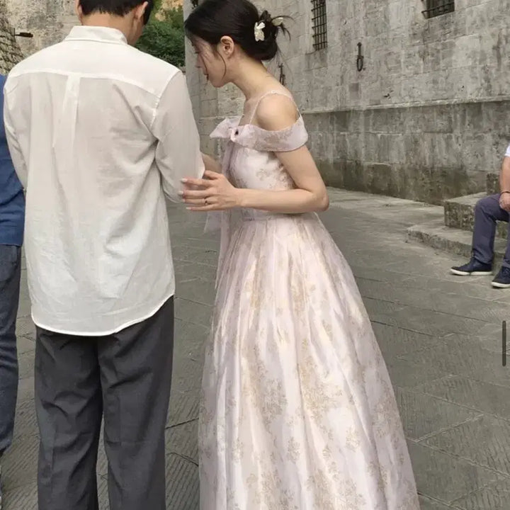 [BUNJANG] Baeksaekji K Dress Jasmine Dress S / 백색지 케이드레스 자스민 드레스 S