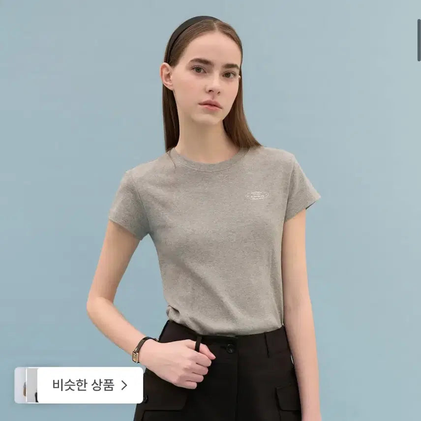 [SOLD OUT] 포유온 반팔티 그레이