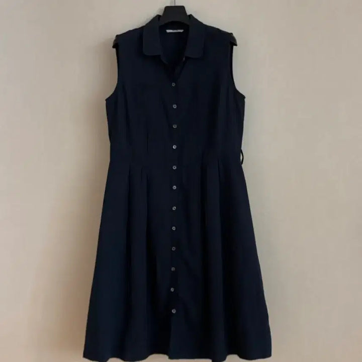 [BUNJANG] BCBG Linen Dress Navy / BCBG 린넨 원피스
