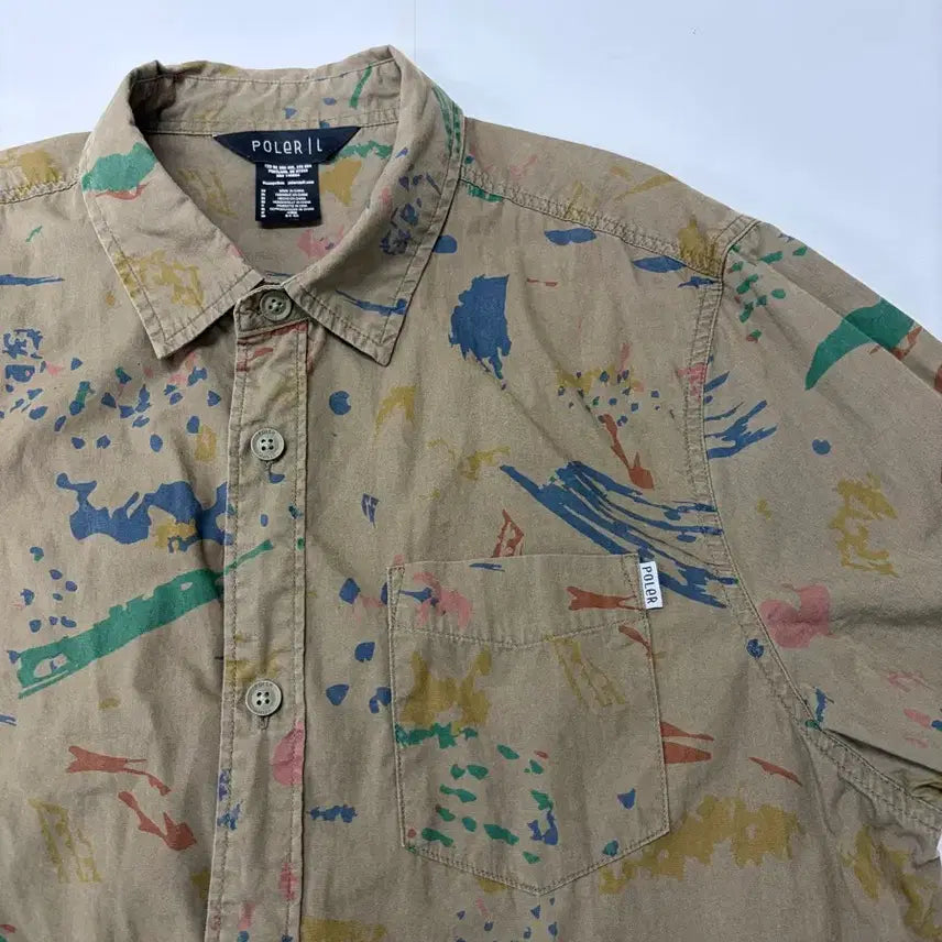 [BUNJANG] Poler Painting Shirt / POLER 폴러 페인팅 셔츠